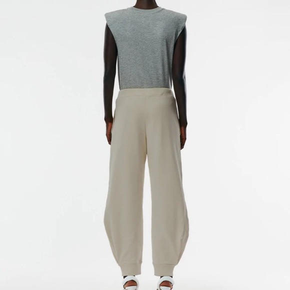 Tibi Calder sweatpants size small ivory BNWT - Picture 2 of 6